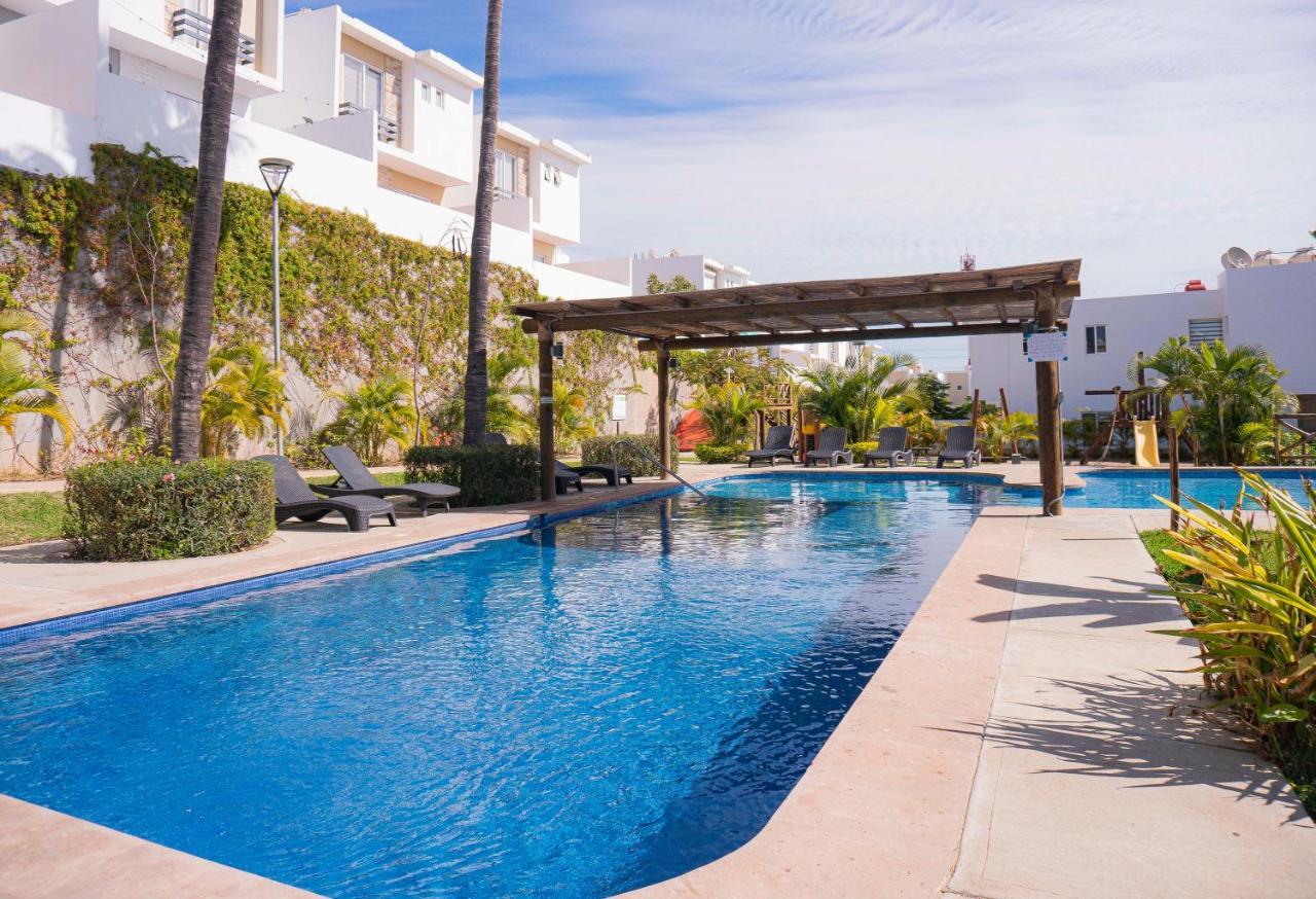 Casa En Privada Frente A La Playa Con Alberca! Villa Mazatlán Exteriör bild